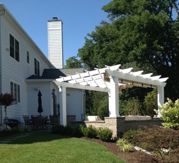 Alluring Vinyl Pergola With Retractable Canopy Low Maintenance Pergolas Pergola Kits In Pennsylvania