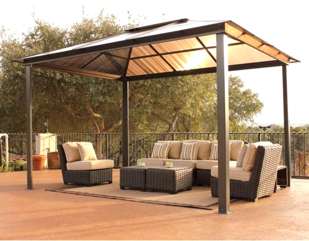 Beautiful Gazebo Steel Roof Pros And Cons Of Gazebo With Metal Roof Gazebo Ideas