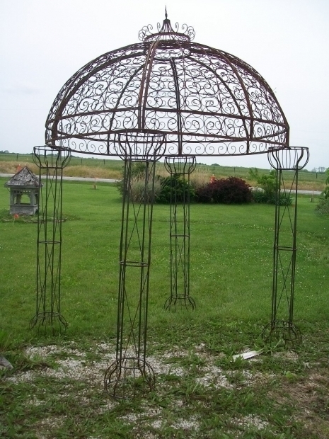 Gorgeous Wrought Iron Pergola Vintage Metal Arbor Wrought Iron Gazebos Garden Metal Gazebo