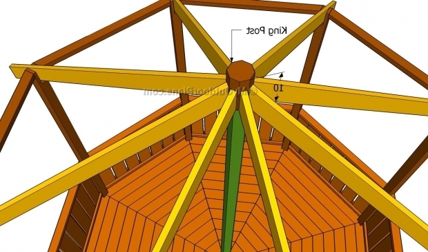 Incredible Octagon Gazebo Roof Plans Gazebo Roof Framing Myoutdoorplans Free Woodworking Plans And