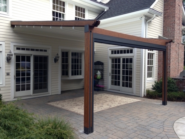 Picture of Sliding Pergola Cover Private Residence Landscape Pool And Patio Application Northern
