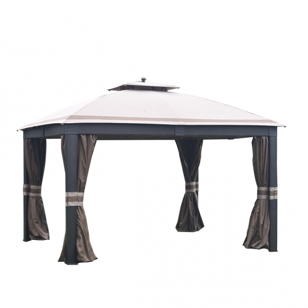 Alluring Allen Roth Gazebo Canopy Shop Gazebos At Lowes