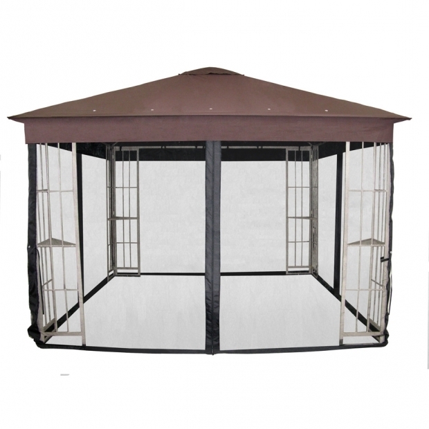 Beautiful Metal Gazebo Lowes Shop Gazebos Accessories At Lowes
