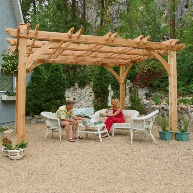 Delightful Pergola Kits Lowes Rectangular Pergolas Lowes Canada