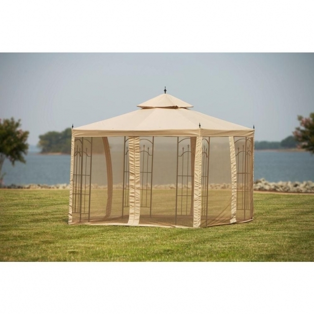 Fantastic 10x10 Gazebo With Netting Hampton Bay Replacement Netting For 10 Ft X 10 Ft Arrow Gazebo