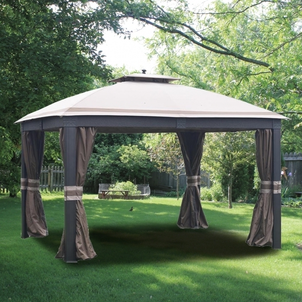 Fascinating Lowes Allen Roth Gazebo Garden Winds Gazebo Replacement Garden Winds