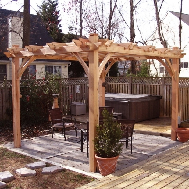 Gorgeous Pergola Kits Lowes Outdoor Living Today Bz810 8 Ft X 10 Ft Cedar Breeze Pergola