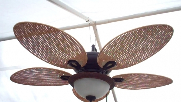 Image of Hanging Gazebo Fan Rigging Up A Gazebo Ceiling Fan Youtube