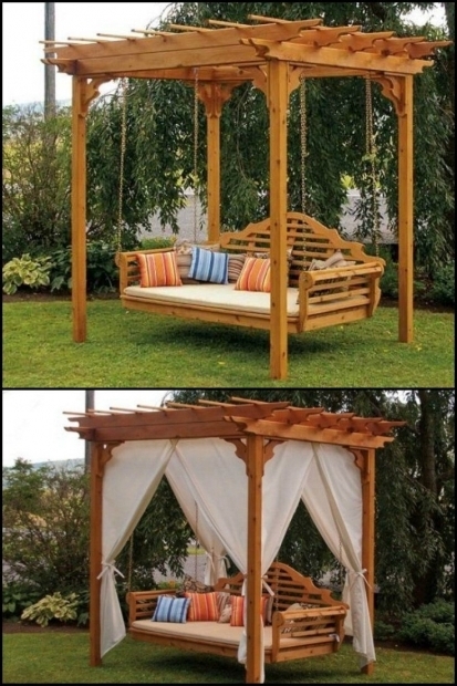 Image of Pergola With Swing 25 Best Ideas About Pergola Swing On Pinterest Patio Swing