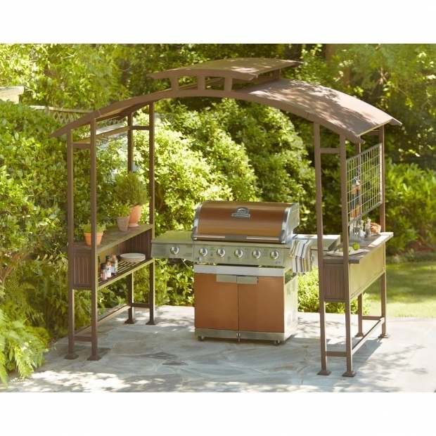 Amazing Grill Gazebos Home Depot Hampton Bay 8 Ft X 5 Ft Walker Grill Gazebo L Gz411pst The