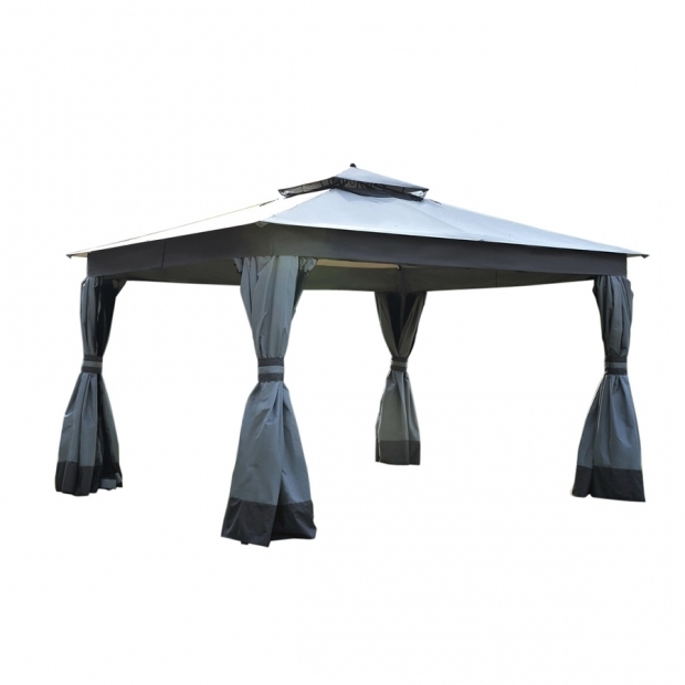 Awesome Allen And Roth Gazebo Shop Allen Roth Caster Gray Replacement Canopy Top At Lowes