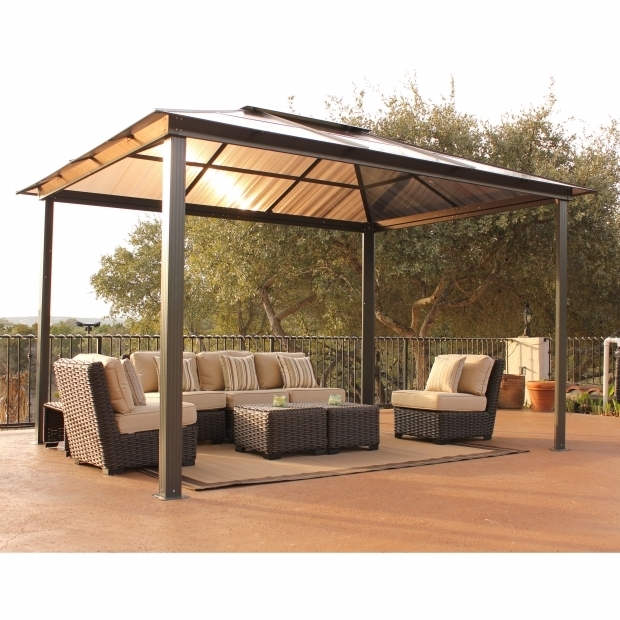 Beautiful Aluminum Pergola Kits Lowes Garden Outdoor Fancy Hardtop Gazebo For Your Outdoor And Garden