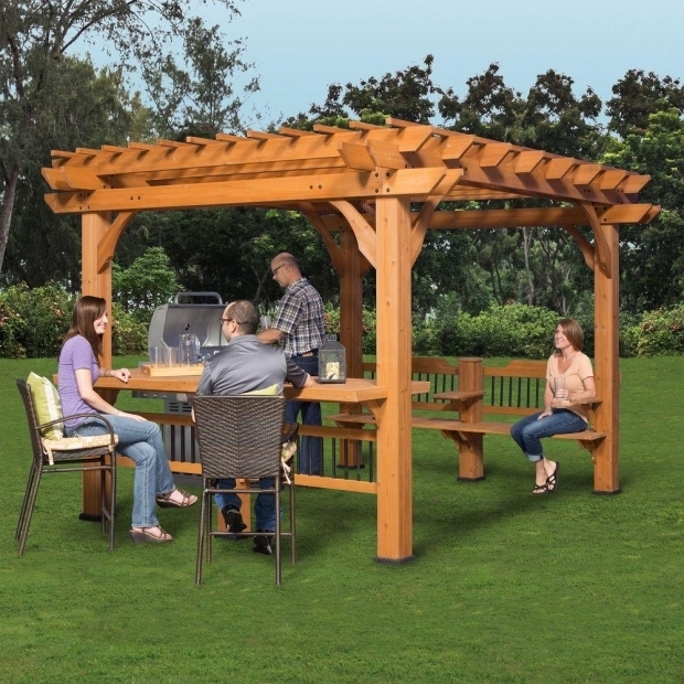Fantastic Leisure Time Products Pergola Backyard Discovery Oasis 12 Ft X 10 Ft Pergola 1606517com The