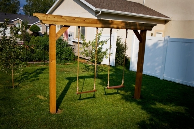 Fantastic Pergola Swing Plans Pergola Swing Set Plans Furnitureplansfurnitureplans Yard Play