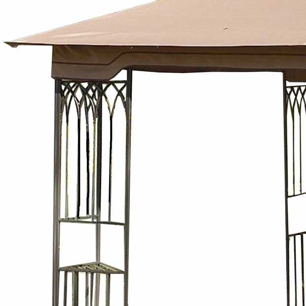 Fascinating 10x10 Gazebo Frame Replacement Canopy For Steel Frame 10x10 Riplock 350 Garden Winds