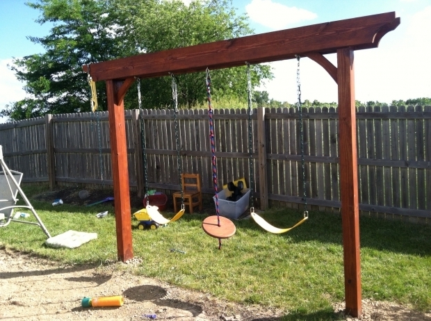 Remarkable Pergola Swing Plans Pergola Swing Turned Out Great Diy Projects Pinterest
