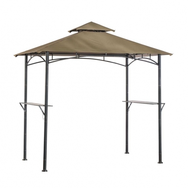 Stunning Home Depot Grill Gazebo Sunjoy Mojave 8 Ft X 5 Ft Steel Fabric Grill Gazebo L Gz238pst