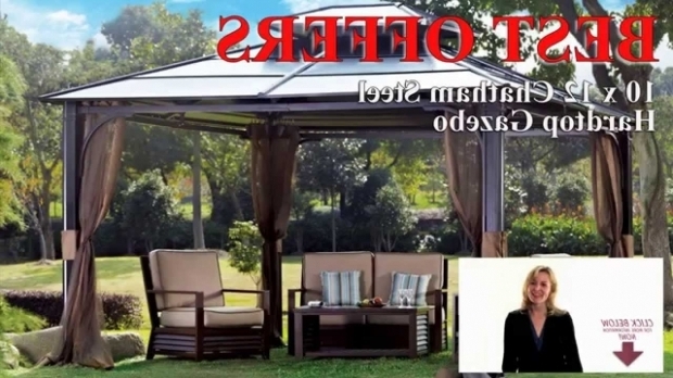 Wonderful 10x12 Hardtop Gazebo Best Hardtop Gazebo Buy 10x12 Chatham Steel Hardtop Gazebo With