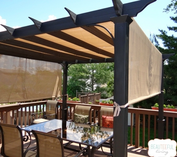 Alluring Garden Treasures Pergola Canopy Garden Treasures Tan Pergola Canopy Home Design Ideas