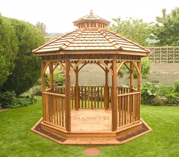 Alluring Gazebo Wood Kit 14 Cedar Wood Gazebo Designs Octagon Rectangle Hexagon And