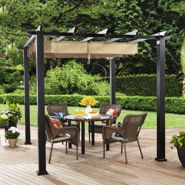 Incredible 8 X 8 Adjustable Shade Pergola Pergola Outdoor Accessories