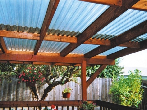 Remarkable Metal Roof Pergola Pergola With Metal Roof Roofing Decoration