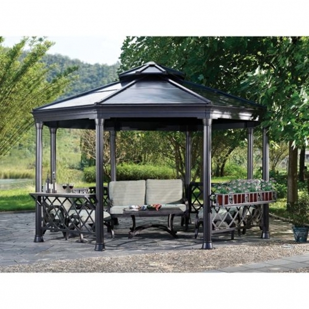 Stylish Member's Mark Royal Hardtop Gazebo Members Mark Royal Hardtop Gazebo Reviews Dropress Gazebos