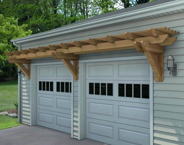 Wonderful Pergola Over Garage Over Garage Door Arbor Kit Venidami