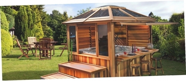 Delightful Enclosed Gazebo For Hot Tub Enclosed Hot Tub Gazebo Gazebo Ideas