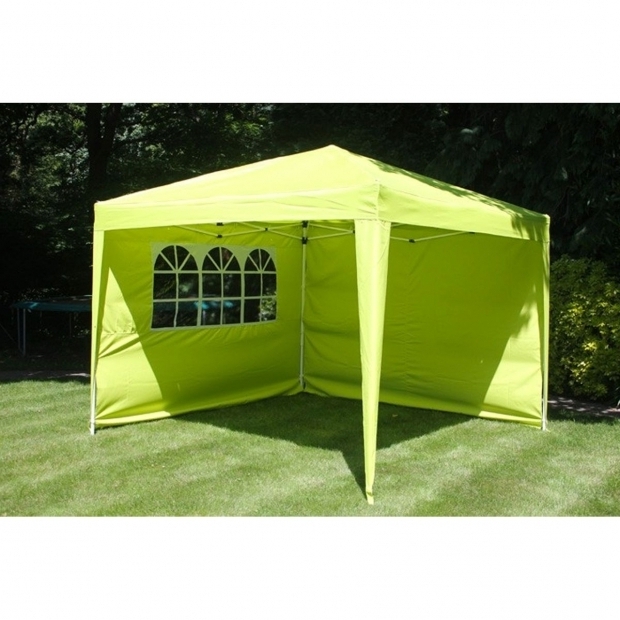 Delightful Pop Up Gazebo With Sides Gazebo 3 X 3m Pop Up Lime Green With Sides