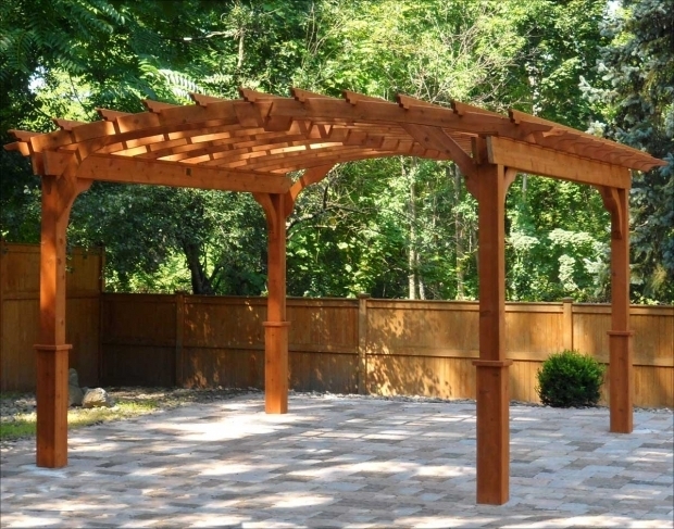 Fantastic Arched Pergola Kits Red Cedar Arched Garden Free Standing Pergolas Pergolas