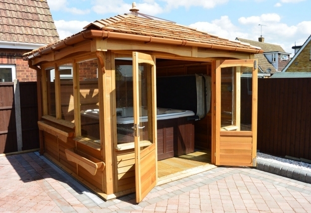 Gorgeous Enclosed Gazebo For Hot Tub Gazebo For Hot Tub Design Home Design And Decor