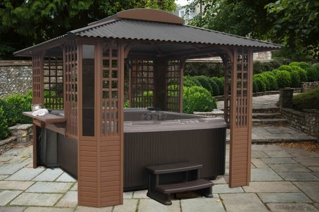 Gorgeous Hot Tub With Gazebo For Sale Clearance Spa Gazebos And Hot Tub Enclosures Sequoia Spa Shelters