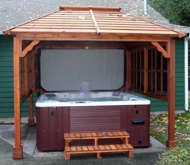 Image of Hot Tub Gazebo Kits Hot Tub Gazebos Kits Ideas Design Home Ideas