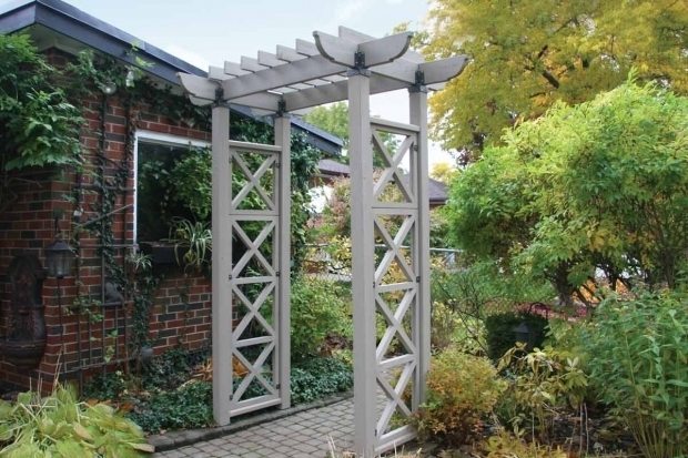 Inspiring Yardistry Pergola Yardistry Entry Arbor With X Panels Garden Furniture