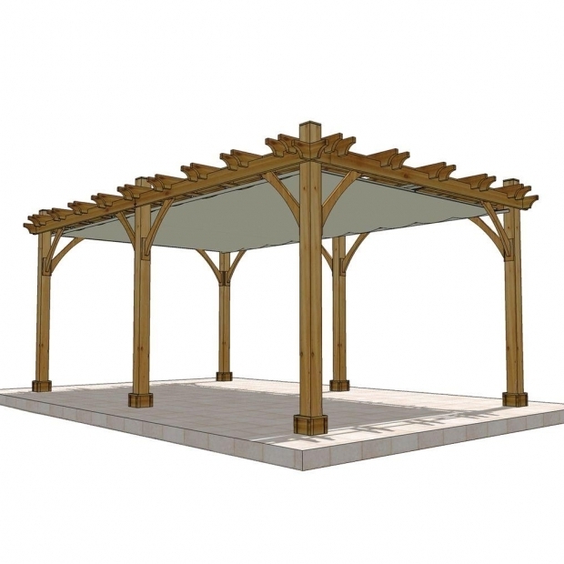 Marvelous Home Depot Pergola Outdoor Living Today Breeze Cedar 12 Ft X 20 Ft Pergola With