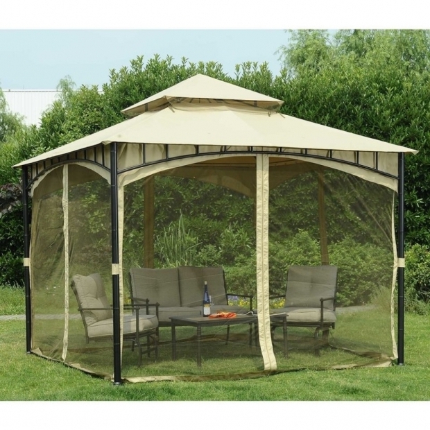 Marvelous Pop Up Gazebo With Netting Sunjoy Replacement Mosquito Netting For Gardena Gazebo Reviews Pop