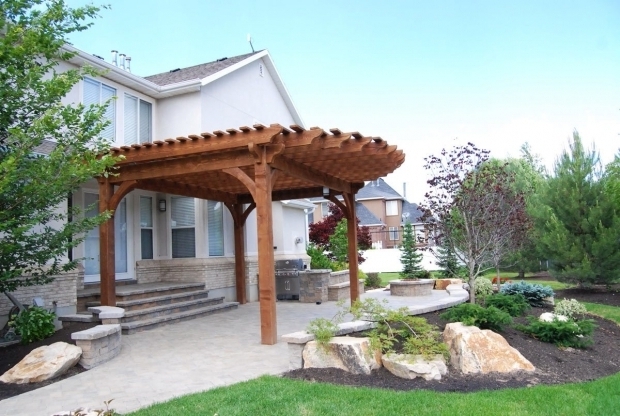 Stylish Cantilever Pergola Plans More Shade Plan Diy Solid Cedar Wood Cantilevered Pergola