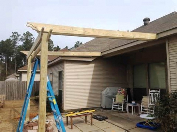 Wonderful Pergola Plans Attached To House Pergola Design Ideas Building A Pergola Attached To House Oak