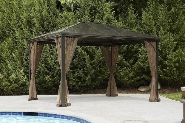 Delightful Gazebo Hardtop 10x10 Gazebo New Way To Extend Your Living Space With 10 X10 Hardtop
