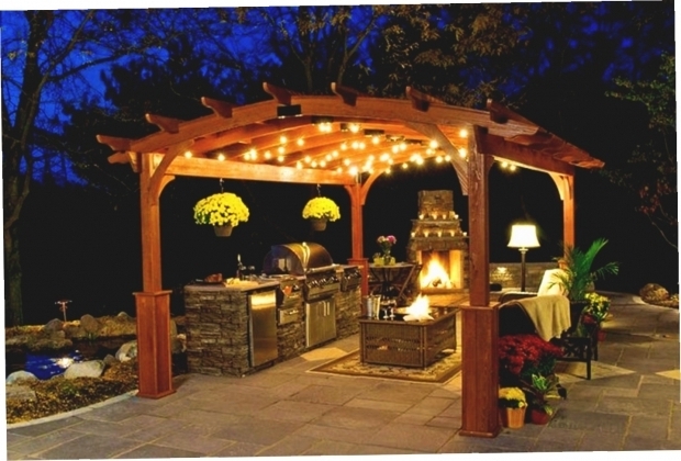 Marvelous Hanging Solar Lights For Gazebo Solar String Lights For Gazebo Gazebo Ideas