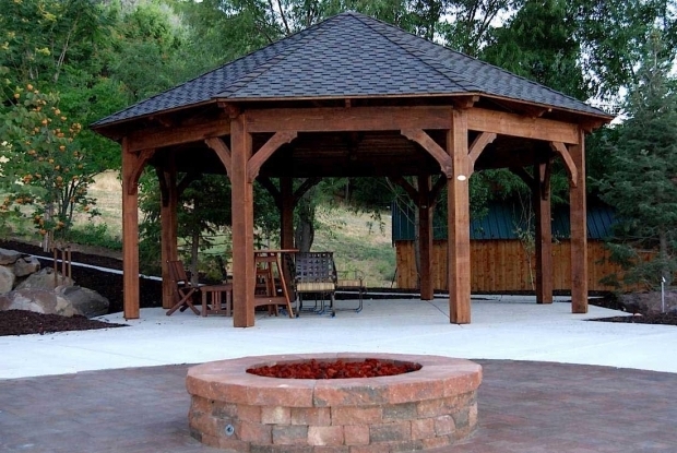 Gazebo With Fire Pit Plans