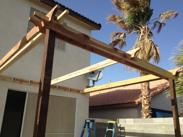 How To Build A Pergola Attached To The House