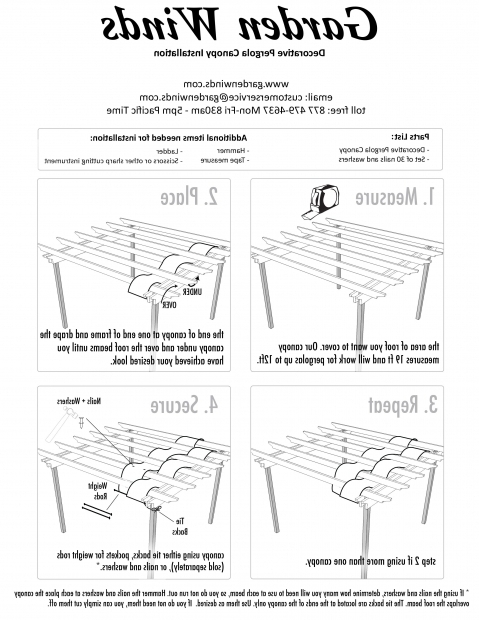Diy Pergola Canopy