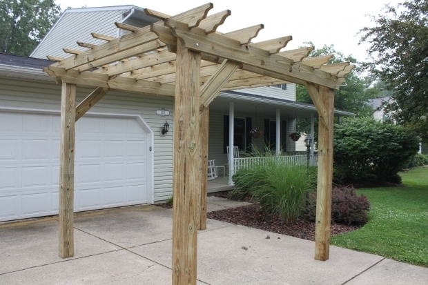 How To Build A Freestanding Pergola On A Deck