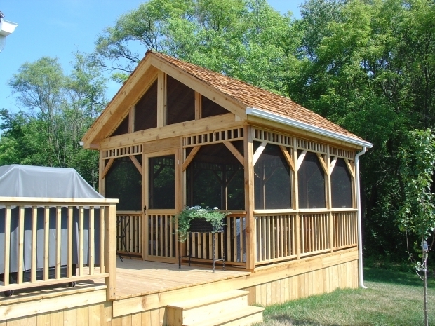 Screened In Gazebo