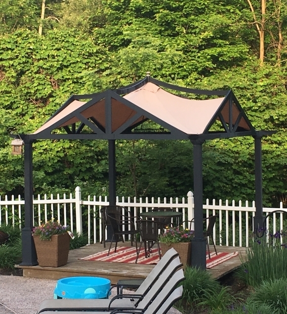 Garden Treasures 10 Square Pergola With Canopy