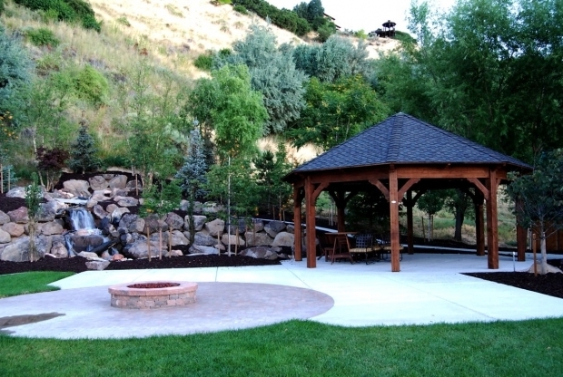 Gazebo With Fire Pit