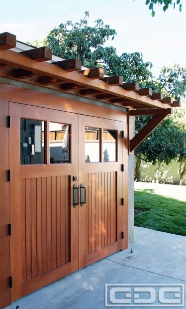 Garage Door Pergola
