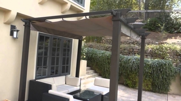 Hampton Bay Pergola With Retractable Roof